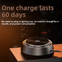 Diffuseur d'air intelligent intégré à la voiture, fonction de démarrage automatique, alimentation Type-C, parfum de voiture, senteur florale-cologne, support de ventilation en alliage d'aluminium