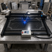 Graveur laser portable haute vitesse avec contrôle intelligent, machine de découpe laser polyvalente pour marque-pages en bois et artisanat complexe