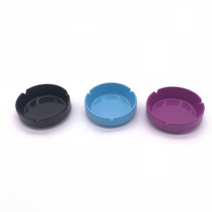 Accessoire pour cigarettes, design personnalisé, logo personnalisé, cendrier rond en mélamine moderne de 10 cm, passe au lave-vaisselle, cadeau promotionnel - Product Image 3