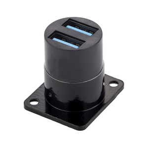 Conector Usb3.0 Jack Puerto doble Impermeable <span class=keywords><strong>Usb</strong></span> <span class=keywords><strong>D</strong></span> Tipo 3,0 Conector de cable de datos para audio - Product Image 5