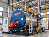 Chaudière à vapeur industrielle entièrement automatique au gaz naturel de 0,3 tonne, 0,5 tonne, 0,7 tonne, 1 tonne, 2 tonnes, 3 tonnes, 4 tonnes, 5 tonnes, 6 tonnes, 8 tonnes