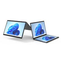 14inch+14inch Touch Dual Screen Laptop Intel N95 Processor Gaming Laptop Max DDR4 32GB 2TB SSD Personal & Home Laptops Notebook