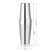 Shaker Boston lesté en acier inoxydable de haute qualité, personnalisable avec logo, pour cocktails – Vente chaude