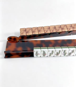Juego de Mahjong Magnético Personalizado de Acrílico para 4 Jugadores con Diseño Push-Push, Soporte para Regla y Función Fácil de Usar - Product Image 1