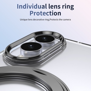 Funda Magnética Transparente para Teléfono Samsung Z Fold 8 7 6 5 4 3 con 360° de Protección °   Protector de pantalla frontal con soporte, cubierta rígida a prueba de golpes - Product Image 2