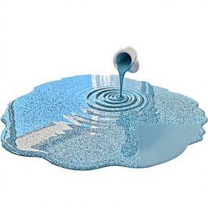 Revestimiento autonivelante de suelo de arena coloreada con epoxi para uso en interiores y exteriores, pintura para pisos de cemento resistente al desgaste - Product Image 1