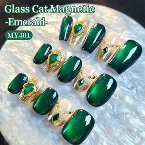 BORN PRETTY <span class=keywords><strong>Vernis</strong></span> à ongles magnétique vert chat 10 ml, vert foncé brillant, paillettes, <span class=keywords><strong>vernis</strong></span> à ongles en gel UV à faire tremper, <span class=keywords><strong>vernis</strong></span> à ongles œil de chat - Product Image 3