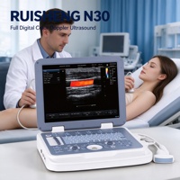 Échographe Doppler Couleur Numérique Complet N30, Machine Médicale Portable 15 Pouces pour Hôpital, Abdomen, Obstétrique/Gynécologie, Cardiaque, Vasculaire