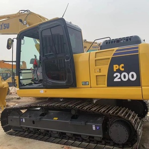 Excavadora Usada Komatsu PC200 de 20 Toneladas, Equipo de Construcción con Motor - Product Image 1