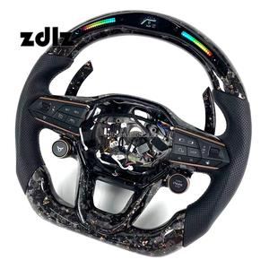 Volante de Fibra de Carbono Forjado LED Personalizado para SEAT Cupra <span class=keywords><strong>Leon</strong></span> X 1 FR MQB EVO PQ - Product Image 5