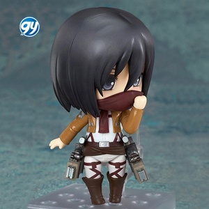 Q versión Nendoroided Attack on Titan <span class=keywords><strong>365</strong></span> Mikasa figura de cambio de cara móvil en caja Anime modelo coleccionable pantalla al por mayor - Product Image 2