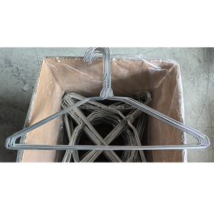 ไม้แขวนเสื้อซักรีดราคาส่งถูก 1.9 มม. ไม้แขวนเสื้อซักรีดลวดเหล็กแข็งแรง ไม้แขวนเสื้อโลหะสำหรับร้านซักแห้ง - Product Image 2