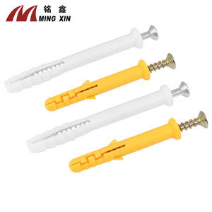 Ming Xin Cabinet Expansion Screws Metric Coarse Thread Zinc Plated Cold Rolled Steel Plastic Sleeve General Use - Product Image 3