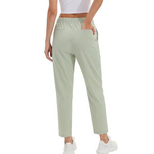 High Quality <strong>Women's</strong> Golf Pants with Zip Pockets 7/8 Ankle Stretch Lightweight Sweatpants for Athletic Hiking Travel Work Lounge - Product Image 3