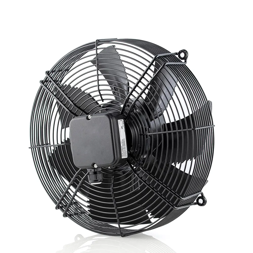 300mm EC havalandırma eksenel Fan çarkı Metal bıçaklar soğutma yüksek hacimli endüstriyel ec motor eksenel egzoz akış fanlar 220v