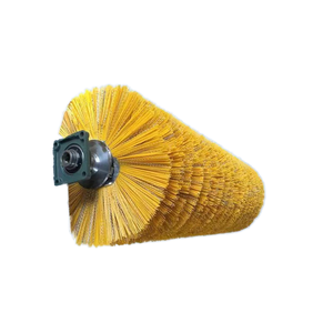 Filament en fil d'acier mixte assainissement déneigement <span class=keywords><strong>brosse</strong></span> de balayage de route Type concave-<span class=keywords><strong>convexe</strong></span> traitement de nettoyage personnalisé pour - Product Image 1
