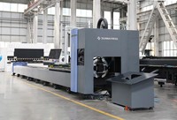 Máquina de Corte Láser de Fibra Óptica Versátil con Enfoque Automático Raytools Serie BS-T 60220T para Fabricación de Tubos Ovalados y de Formas Especiales