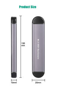 Externes NVMe.<span class=keywords><strong>2</strong></span> Laufwerksgehäuse M2 Typ-C Festplattenbox PCIe zu NGFF(M.<span class=keywords><strong>2</strong></span>) Typ-C SSD-Adapter - Product Image 3