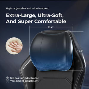 Paris confortable Racer <span class=keywords><strong>Master</strong></span> XL grand Premium noir inclinable ordinateur de bureau maison fonctionnel Silla chaise de jeu avec 4D - Product Image 2