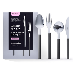 Juego de cubiertos 24 piezas Inox You&Me SKY Grigio YM24SK - Product Image 2