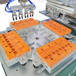 Haotian P-190P4-DJHCQ Rotary <b>Pad</b> Printing Machine For Small Speakers Logo Printing Fully Automatic Ink <b>Pad</b> <b>Printer</b> 220V - Product Image 3
