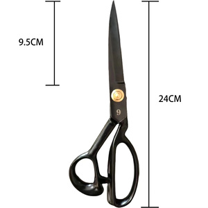 Vêtements Ménage <span class=keywords><strong>Tailleur</strong></span> <span class=keywords><strong>Ciseaux</strong></span> Grands <span class=keywords><strong>Ciseaux</strong></span> Longs <span class=keywords><strong>Ciseaux</strong></span> Acier Au Manganèse 8 Pouces 9 Pouces 10 Pouces 11 Pouces 12 Pouces Noir Pro - Product Image 3