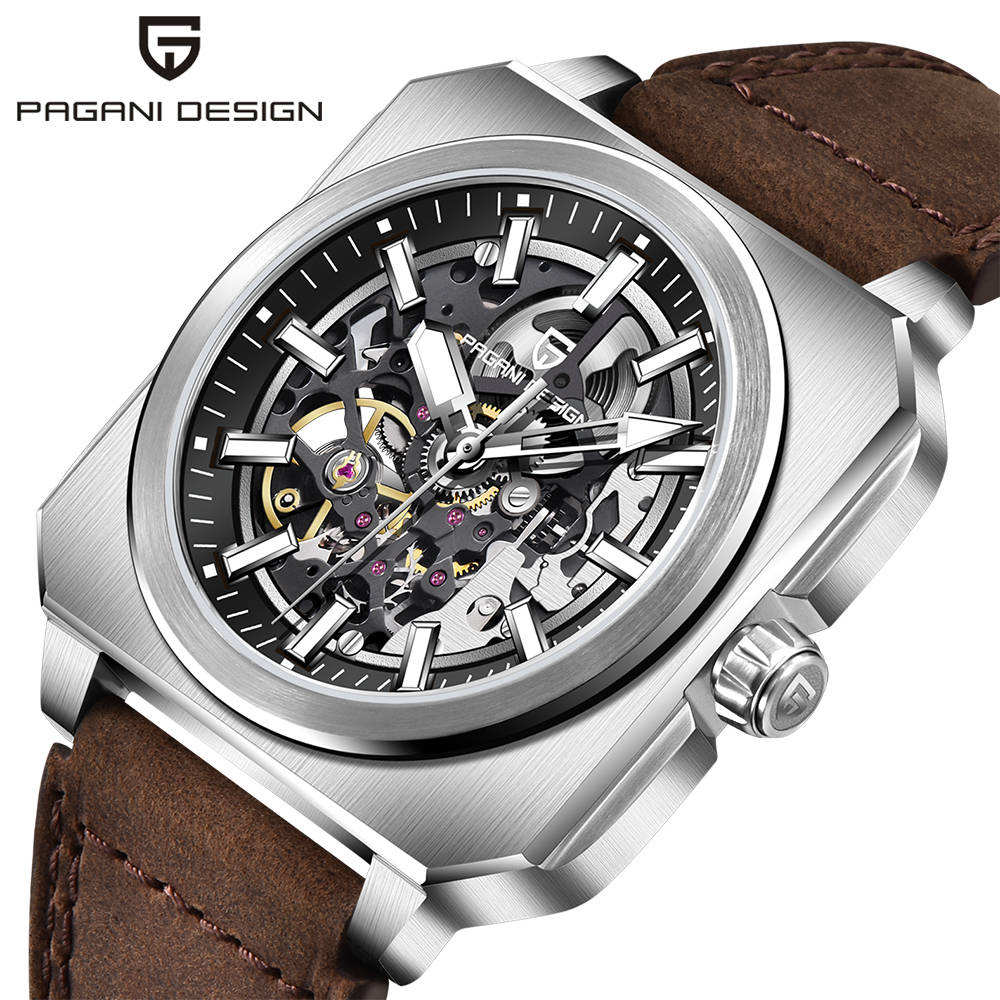 PAGANI DESIGN Neue 1791 Skeleton Herren Automatik Mechanische