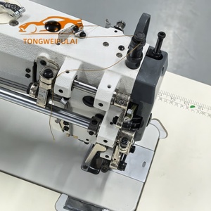 Macchina da Cucire Lineare Punto Annodato a Trazione Diretta Integrata 220/110V Trasporto Superiore e Inferiore Automatico con Rasafilo Computerizzato - Product Image 5