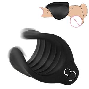 USB Tenuto In Mano Ricaricabile Uomini Del Pene della Durata di Strumento di Formazione di Vibrazione Masturbatore Maschile con 10 Modalità di Vibrazione - Product Image 1