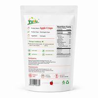 Premium BAOTASHAN Niet-gefrituurde Knapperige Vacuümgevriesdroogde Appelchips Zoete Smaak Zonder Toegevoegde Suiker 100% Puur Fruit Gezonde Snack 28g