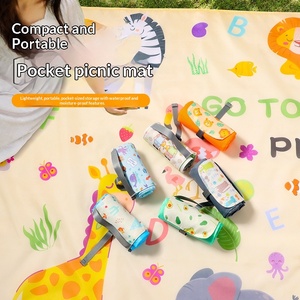 Ultraleichte Outdoor-Picknickdecke, Tragbare Mini-Taschen-Strandmatte, Feuchtigkeitsbeständige Grasmatte, Anpassbares LOGO Picknicktuch - Product Image 2