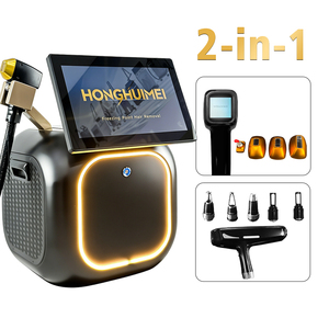 Appareil d'épilation au laser portable de bureau à double poignée Nd Yag 808nm & 10600nm, indolore et non-dommageable pour la peau - Product Image 3