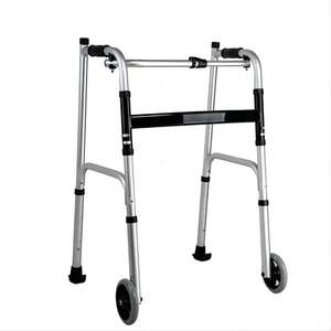Poignée en éponge en acier inoxydable à double courbure de haute qualité Classe I Walker pour personnes handicapées <span class=keywords><strong>A</strong></span>înés Réglable - Product Image 4