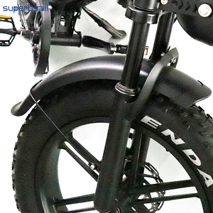 Guardabarros Delantero Superbsail para <span class=keywords><strong>Bicicleta</strong></span> Eléctrica con Llantas Gruesas <span class=keywords><strong>de</strong></span> 20 Pulgadas, Accesorios para <span class=keywords><strong>Bicicleta</strong></span> Eléctrica, <span class=keywords><strong>Cubierta</strong></span> <span class=keywords><strong>de</strong></span> Rueda, Guardabarros Delantero para QM V20 - Product Image 2