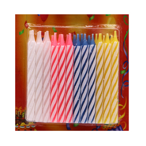 Huming – gâteau d'<span class=keywords><strong>anniversaire</strong></span>, petite bougie blanche en spirale colorée, bon marché, 2023 - Product Image 3