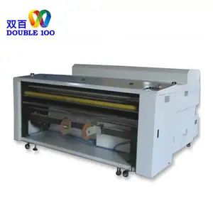 Double100 Machine de revêtement UV à rouleaux de vernis UV grand format large pour la publicité Vinyl PVC