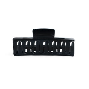 CANYUAN Pinza de pelo de silicona hueca cuadrada de 10,3 cm <span class=keywords><strong>Clips</strong></span> de garra suave de plástico de estilo europeo y americano Clip de garra Flexible - Product Image 5