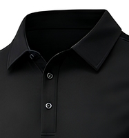 Kaos Polo Golf Pria Lengan Pendek 100% Katun, Warna Solid, Logo Kustom Grosir, Kancing, Regular Fit, Bernapas, Performa Tinggi