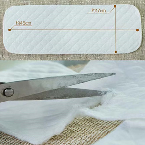 ผ้าอ้อมเด็กแบบซักได้ผ้าอ้อมผ้าอ้อมซับใส่ผ้าฝ้าย 3 ชั้นนํากลับมาใช้ใหม่ทารกแรกเกิดถุง Opp หรือกําหนดเอง - Product Image 6