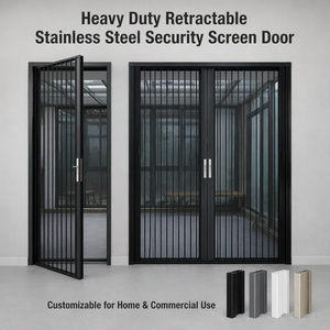 <span class=keywords><strong>Puerta</strong></span> <span class=keywords><strong>Mosquitera</strong></span> Corredera Plegable Moderna de Acero Inoxidable para Uso Doméstico, Hotelero y Comercial - Product Image 1