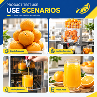 Presse-agrumes commercial en acier inoxydable, extracteur de jus d'orange électrique de type presse pour restaurant, presse-agrumes commercial