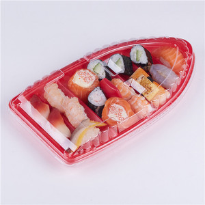 Dùng Một Lần Sushi Khay <span class=keywords><strong>Container</strong></span> Nhật Bản đưa ra Maki <span class=keywords><strong>PP</strong></span> Thực Phẩm <span class=keywords><strong>Container</strong></span> Với Chống-Sương Mù Nắp Tròn Vuông - Product Image 2