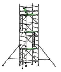 Impalcatura da costruzione sistematizzata per ponteggio in lega di alluminio leggero in altezza personalizzabile per vendita calda diretta - Product Image 3
