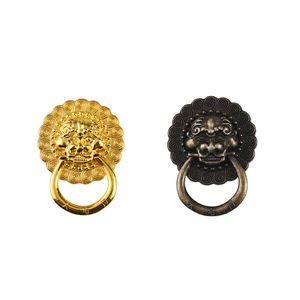 Lion Head Handle Zinc Alloy Antique Bronze <b>Gold</b> Cabinet <b>Drawer</b> <b>Pull</b> Ring European Style Surface Decoration - Product Image 4