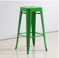 Vente en gros d'usine, style industriel, tabourets carrés hauts, chaises de bar, chaises en métal, chaises de bar en métal, tabourets de bar