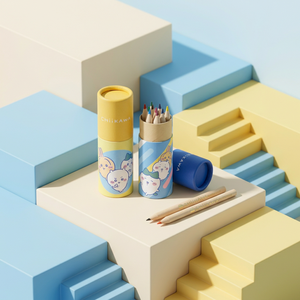 Chiikawa 12 Color <b>Mini</b> Colored Pencil Set 24 PCS Cute Character <b>Kids</b> School Supplies Non-Soluble Tube Packaging Korean Sealed - Product Image 2