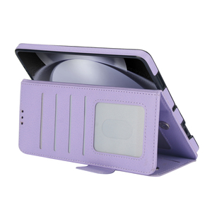 <span class=keywords><strong>Étui</strong></span> Portefeuille Multifonctionnel en Cuir avec Fente pour Stylet pour Samsung Galaxy <span class=keywords><strong>Z</strong></span> <span class=keywords><strong>Fold</strong></span> <span class=keywords><strong>3</strong></span> 4 5 6 7, <span class=keywords><strong>Étui</strong></span> de Téléphone Porte-Cartes Couleur Unie - Product Image 5