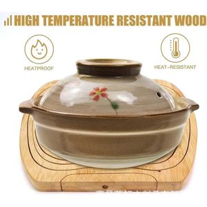 Cesta de frutas y verduras de madera maciza hecha a mano, estilo nórdico, plegable, ecológica, de bambú. - Product Image 3