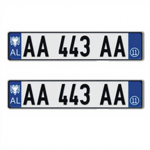 Placa de matrícula de <span class=keywords><strong>coche</strong></span> de <span class=keywords><strong>Francia</strong></span> de fabricante chino de alta calidad al por mayor - Product Image 1