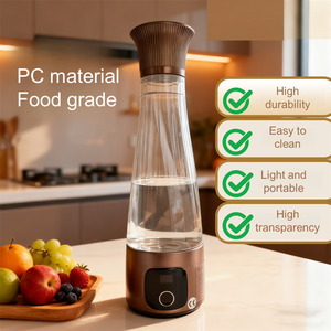 Bouteille d'eau hydrogénée portable 350 ml, générateur à haute concentration, grande capacité, design unique, abordable - Product Image 2